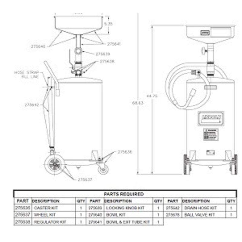 Lincoln Regulator Kit for LN3601 – LN275638