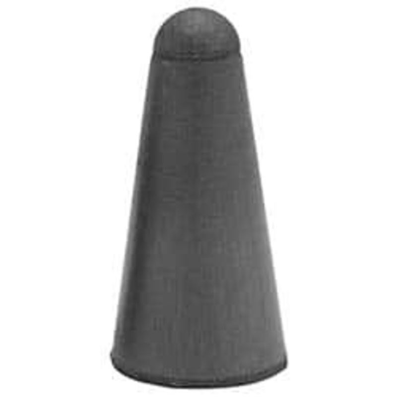 Made in USA 1 Max Diam x 2 Long, Taper, Rubberized Point Coarse Grade, Silicon Carbide, 1/4 Arbor Hole, Unmounted 2-T-C SPI – 73149957