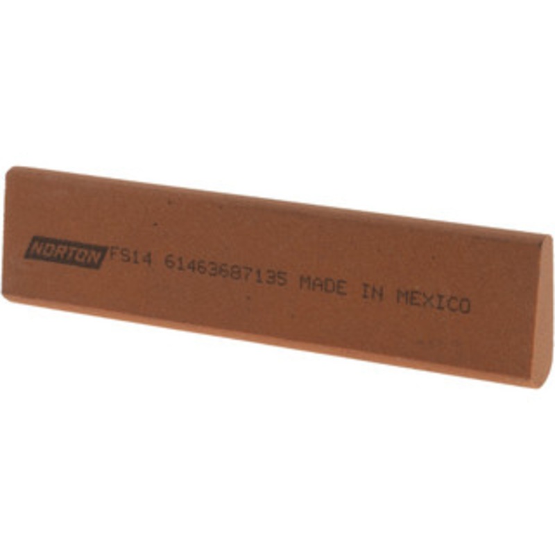 Norton 4 Long x 1 Diam x 7/16 Thick, Aluminum Oxide Sharpening Stone Round, Fine Grade 61463687135 – 67852228