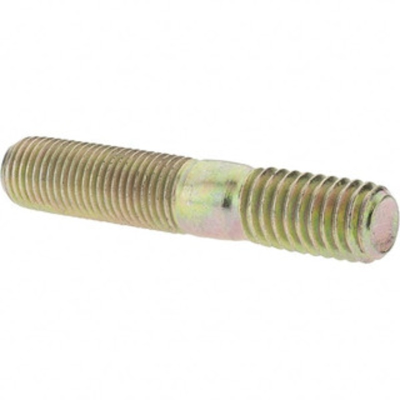 Value Collection 3/8-24 Long Thread, 3/8-16 Short Thread, 2 OAL Unequal Double Threaded Stud Alloy Steel, Zinc Yellow Dichromate Finish, 1-1/16 Long Thread Length, 5/8 Short Thread Length BD36967 – 80921679