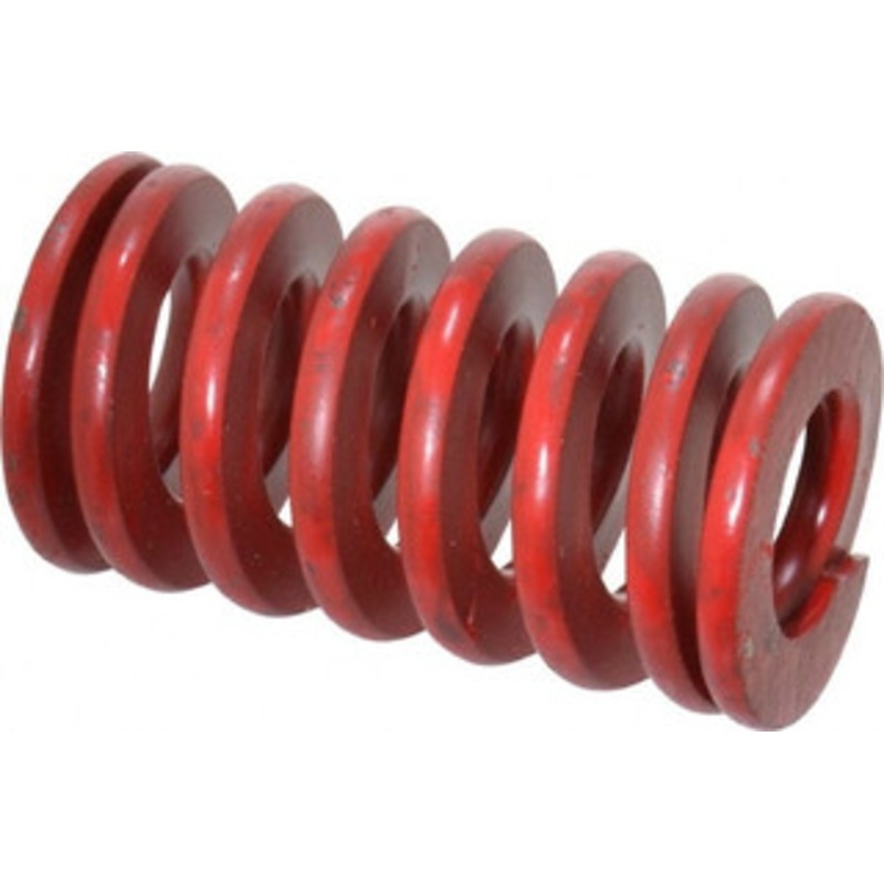 Associated Spring Raymond 1 Hole Diam, 1/2 Rod Diam, 1-3/4 Free Length, Red Die Spring 284.9 Lb Max Deflection, 0.65 Max Deflection, Medium Heavy Duty, Chromium Alloy Steel 104-507 – 07661747