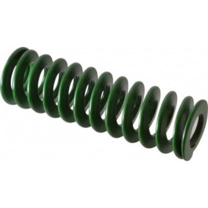 Associated Spring Raymond 32mm Hole Diam, 16mm Rod Diam, 4 Free Length, Green Die Spring 1312 N Max Deflection, 41mm Max Deflection, Light Duty, Chromium Alloy Steel 203-616 – 67898924