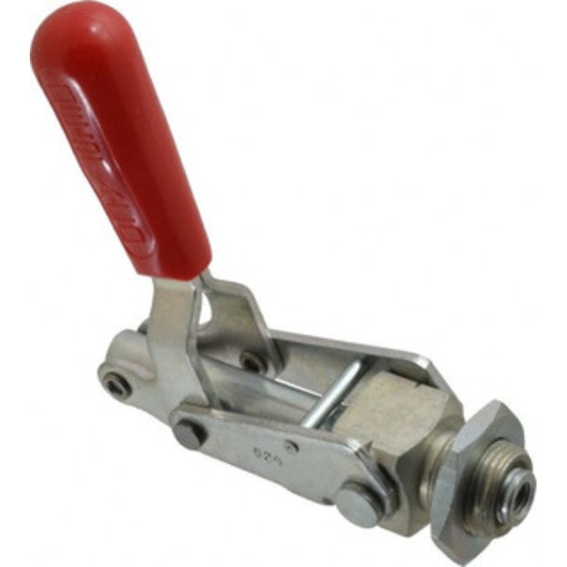 Destaco 700 Lb Load Capacity, Mounting Plate Base, Carbon Steel, Standard Straight Line Action Clamp 0.62 Plunger Diam, Straight Handle 624-MM – 01208842