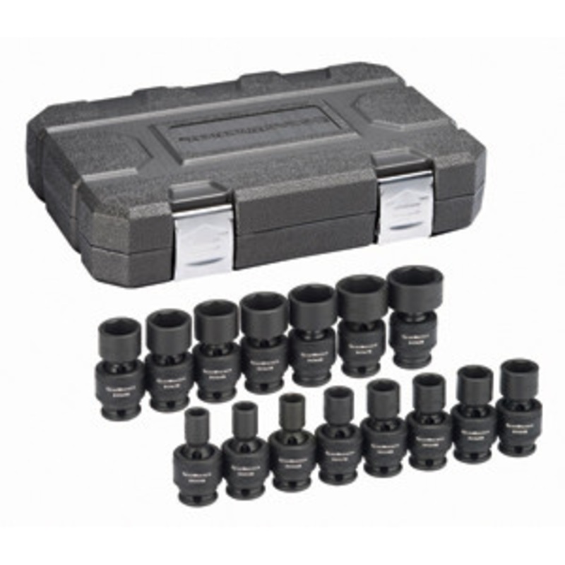 GEARWRENCH 15 Pc. 3/8 Drive 6 Point Metric Universal Impact Socket – KD84918N