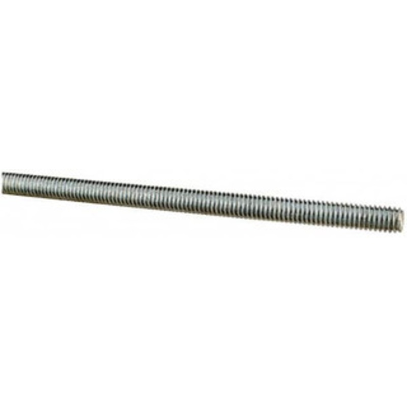Made in USA 5/16-18 x 6 ft. Low Carbon Steel Threaded Rod Right Hand Thread, Zinc Plated Finish, UNC 03086 – 66050121