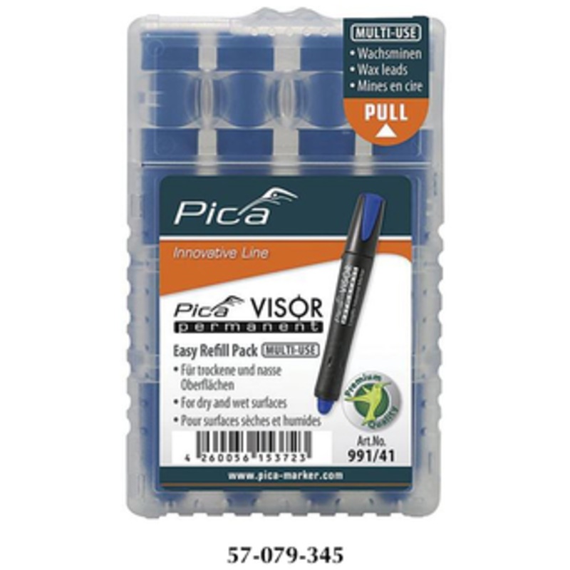 Pica VISOR Blue Permanent Multi-Use Refills – 991/41