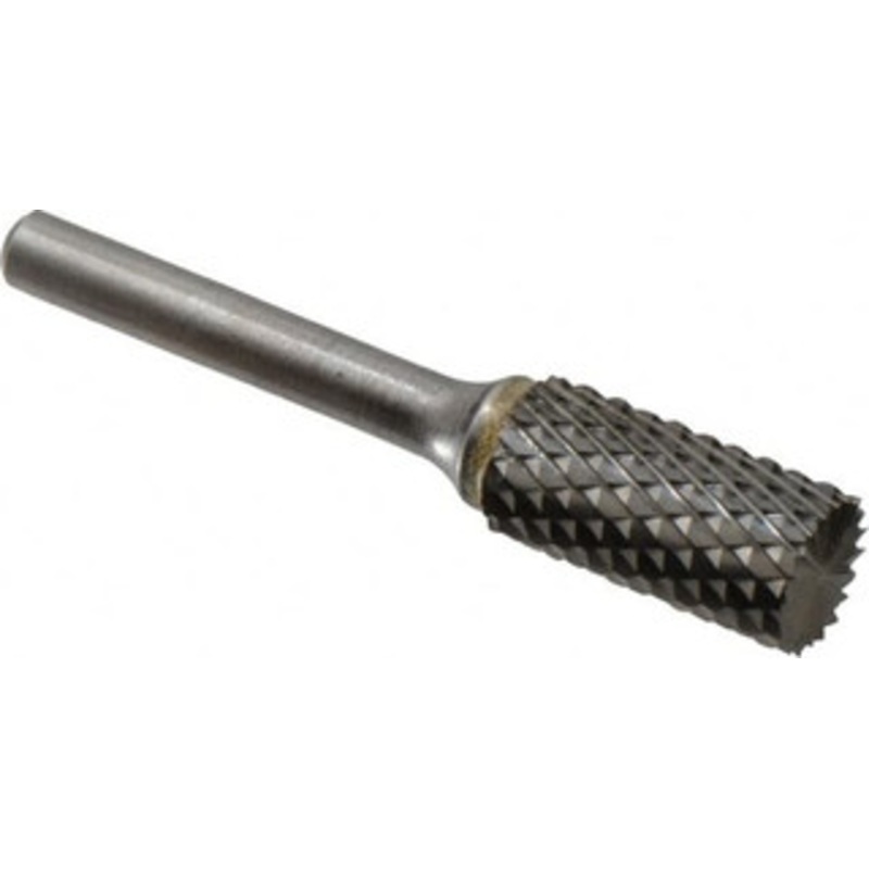 SGSPRO 1/2 Cut Diam, 1/4 Shank Diam, Carbide Double Cut Cylinder Burr with End Cut End Cut End, 2-3/4 OAL, 1 LOC 10273 – 66741497
