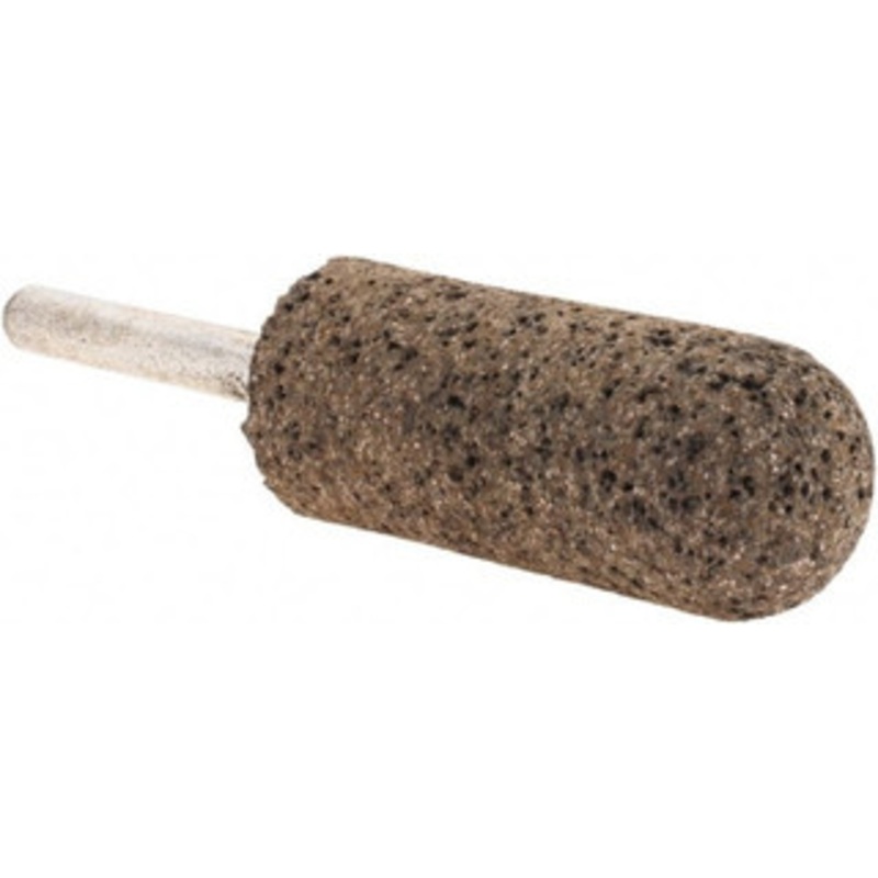 Tru-Maxx 7/8 Head Diam x 2 Thickness, A11, Cylinder End, Zirconia Alumina Mounted Point Brown, Coarse Grade, 60 Grit, 19,860 RPM TM-011ZB1WD2 – 69699114