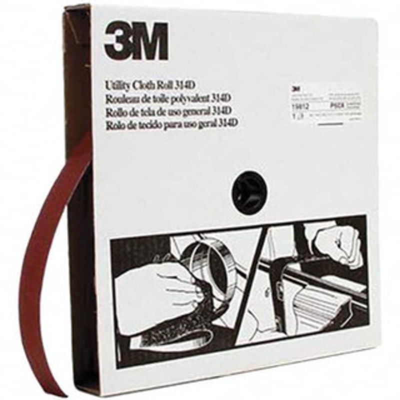 3M 1-1/2 x 50 Yd 60 Grit Aluminum Oxide Shop Roll Medium Grade, X Weighted Cloth Backing 7000118532 – 06363311