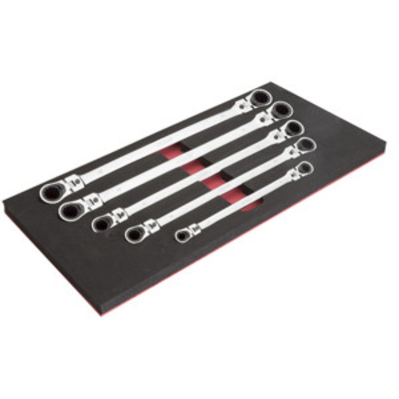 EZRED Double Box XXL Locking Flex Head Metric Spline Wrench – EZWR5ML