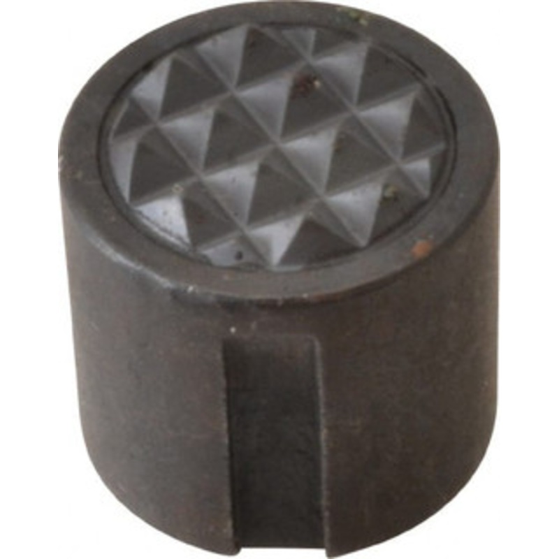 Fairlane 1/4-28 Thread, 5/8 Diam, 5/8 High, Threaded, Fine Tooth Grade Diamond Serration Tooth Pattern, Carbide Tipped, Round Positioning Gripper 0.13 Flat Width, Uncoated CT-071 – 09714544