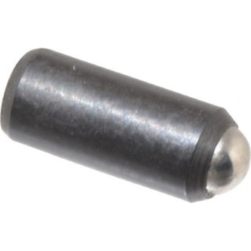 Gibraltar 0.284 Body Length x 1/8 Body Diam, 0.75 Lb Init to 2.5 Lb Final End Force, Steel Press Fit Ball Plunger 0.093 Ball Diam, 0.035 Max Ball Reach, +0.0010, +0.0020 Tolerance 10607 – 60931730