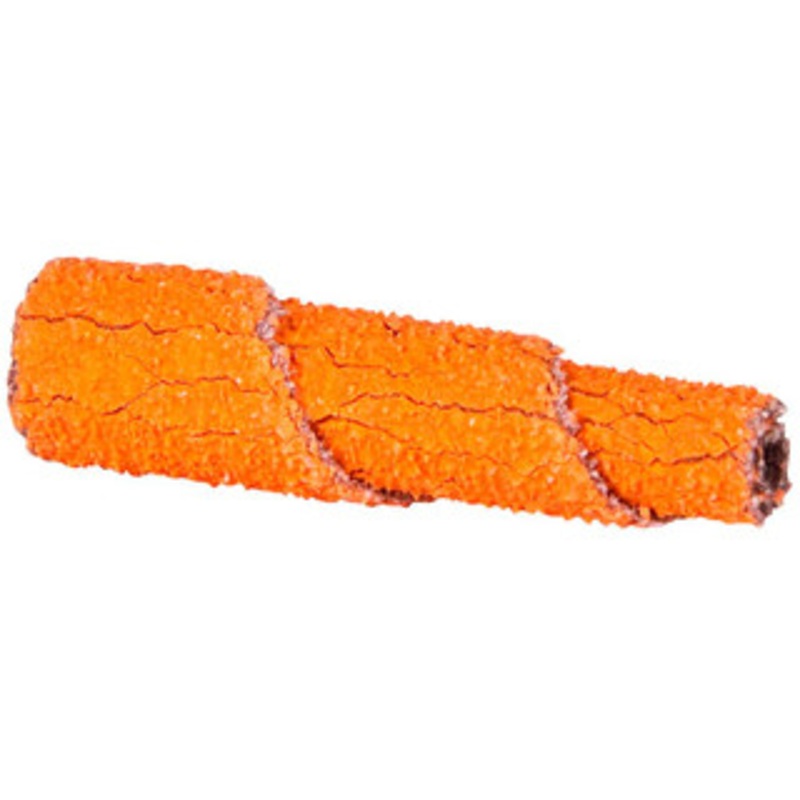 Norton 3/8 x 1-1/2 Ceramic Aluminum Oxide Full Taper Cartridge Roll 80 Grit, 1/8 Pilot Hole Diam 66261194490 – 31312192