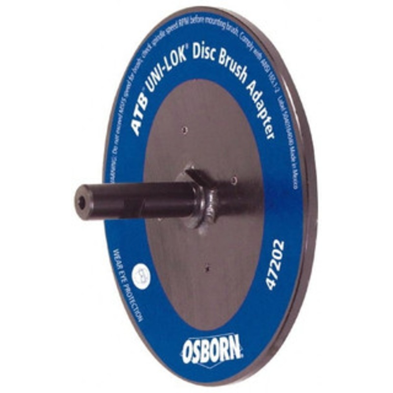 Osborn 7/8 Arbor Hole to 3/4 Shank Diam Drive Arbor For 3, 4 & 5 UNI LOK Disc Brushes, Attached Spindle, Flow Through Spindle 0004720000 – 88085774