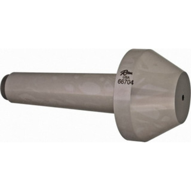 Riten 2-3/4 Head Diam, Hardened Tool Steel Bull Nose Point Solid Dead Center 4MT Morse Taper, 2-3/4 Point Diam, 1.077 Point Length, 2-5/64 OAL 66704 – 70566138