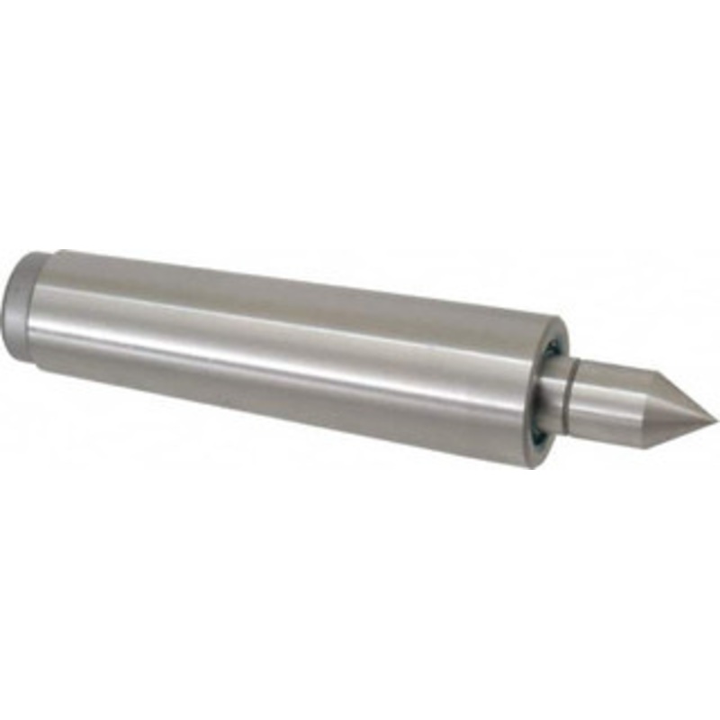 Royal MT4 Taper Shank, 1.231 Head Diam 1,835 Lb Capacity Live Center 4,500 Max RPM, 3/16 Head Length, 5/8 Point Diam, 1-3/8 Point Len, 1,400 Lb Max Workpc, 5-15/16 OAL, Standard Point 10524 – 08696007