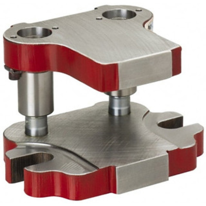 Anchor Danly 5 Guide Post Length, 1-1/2 Die Holder Thickness, 8-5/8 Radius, Back Post Steel Die Set 11-1/4 Overall Width x 6-5/16 Overall Depth 0604-C1-0 – 03225042