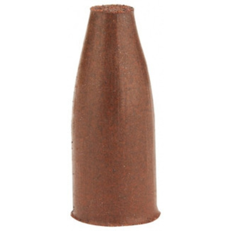 Cratex 3/8 Max Diam x 1 Long, Cone, Rubberized Point Fine Grade, Silicon Carbide, 1/8 Arbor Hole, Unmounted 11F – 05087184