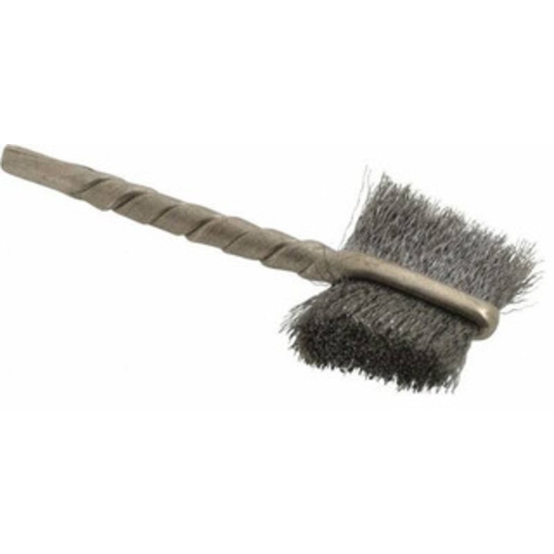 Osborn 3/4 Diam Flat Steel Tube Brush 0.003 Filament Diam, 5/8 Brush Length, 2-1/4 OAL, 1/8 Diam Shank 0003509600 – 03262128