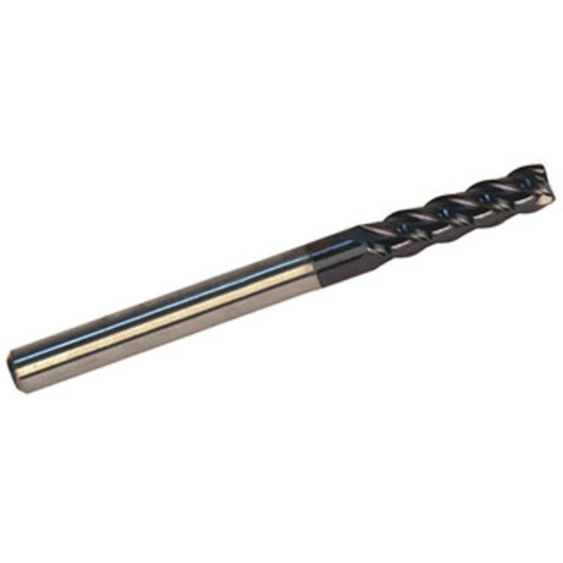 Rushmore USA 1/4 Size, 4 Flute Carbide Single End Mill AlTiN Coated