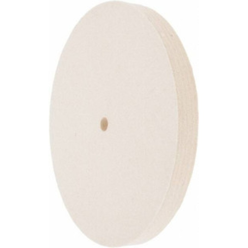 Value Collection 8 Diam x 3/4 Thick Unmounted Buffing Wheel 1 Ply, Polishing Wheel, 1/2 Arbor Hole, Medium Density 516034 – 91070334