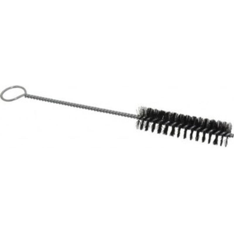 Weiler Abrasives 3 Long x 3/4 Diam Nylon Tube Brush Single Spiral, 8-1/2 OAL, 0.012 Filament Diam, 1/8 Shank Diam 44112 – 82071812
