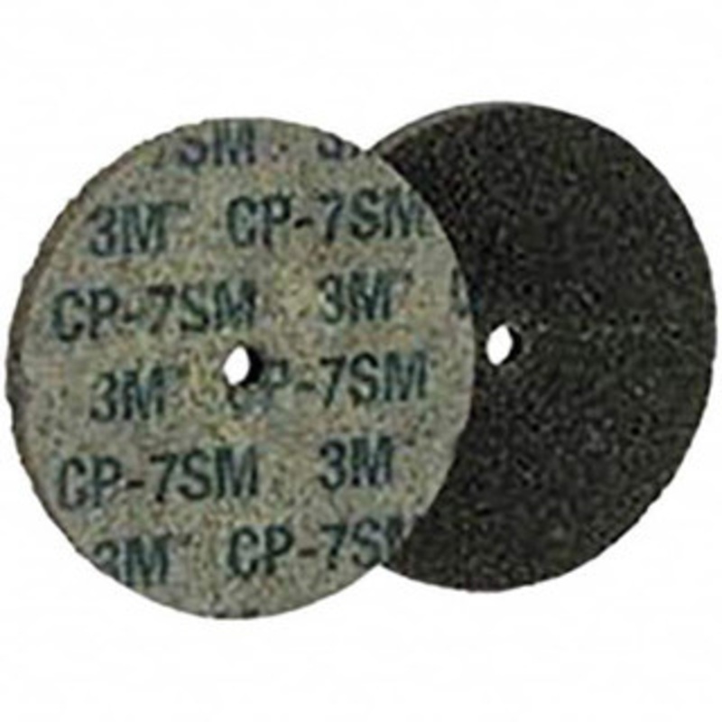 3M 1-1/2 Diam, 1/4 Face Width, 3/16 Center Hole, Medium Grade, Silicon Carbide Deburring Wheel Unitized, Hard Density 7 Grade, 30,100 RPM 7010294774 – 00673517