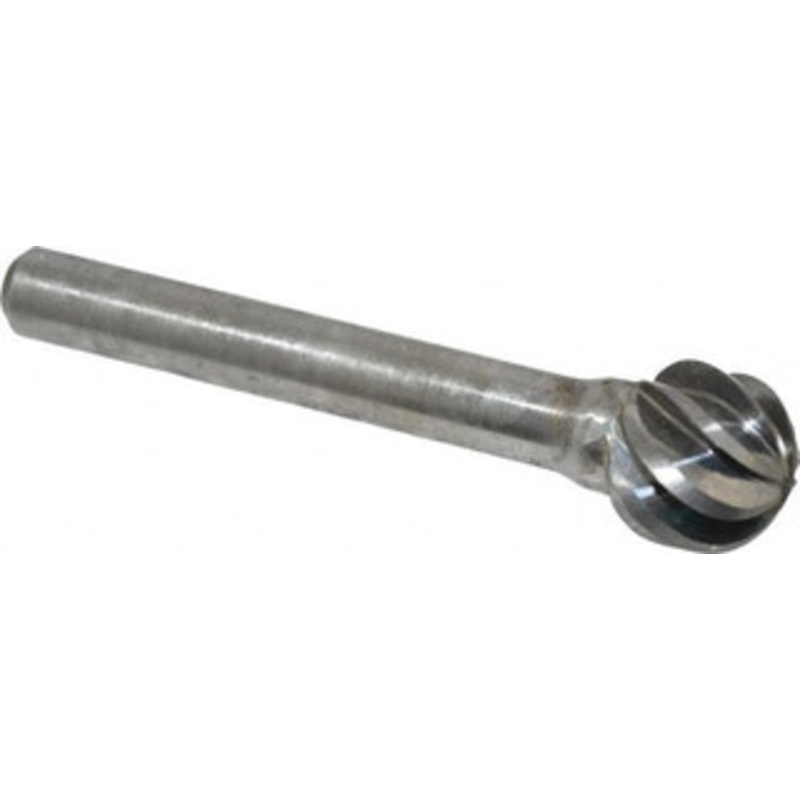 Atrax 1/2 Cut Diam, 1/4 Shank Diam, Fluted Ball Burr Radius End, 2-13/64 OAL, 1/4 LOC SD-5FM-ATX – 85289247