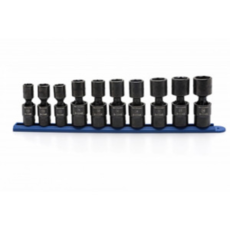 GEARWRENCH 10 Pc 1/2 Metric Universal Impact Socket Set – KD84979