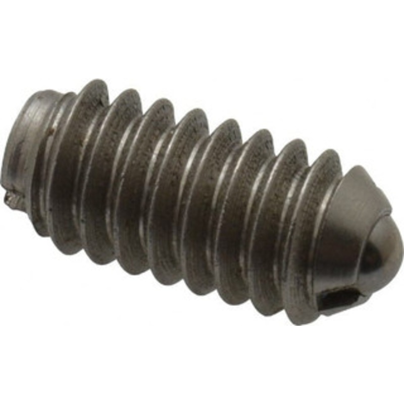 Gibraltar 1/4-20, 0.125 Ball Diam, 17/32 Body Length, 0.035 Max Ball Reach, Threaded Ball Plunger Stainless Steel Body, Stainless Steel Ball, 2 Lb Initial End Force, 4 Lb Final End Force 10104P-G – 85508331