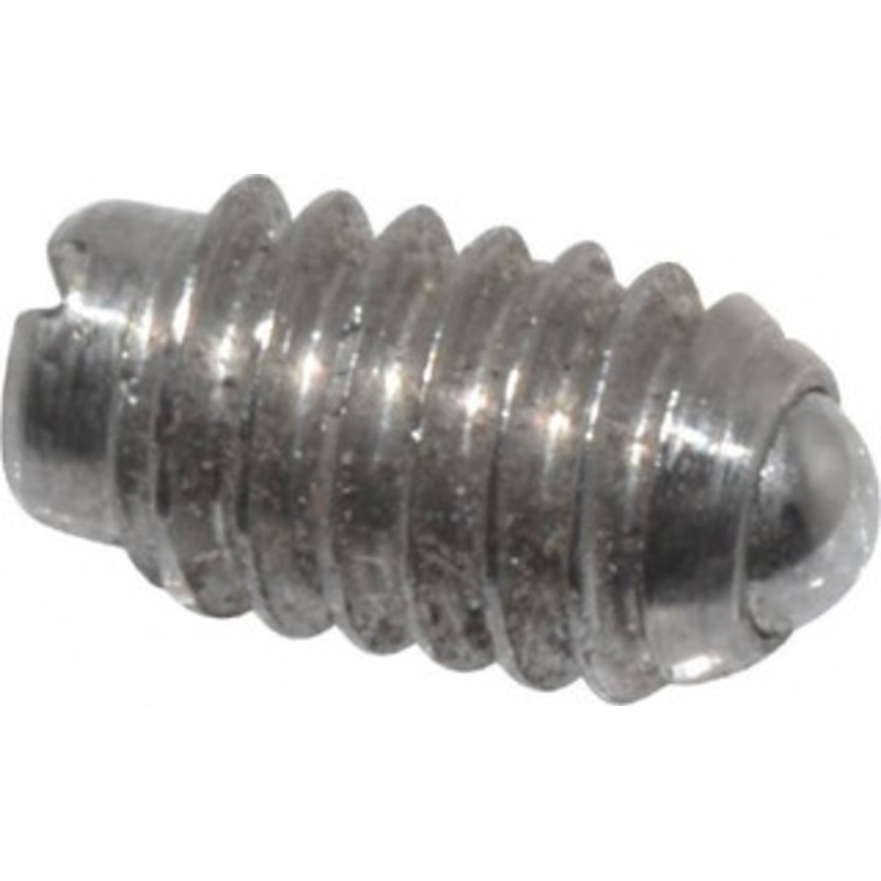 Gibraltar 4-48, 0.062 Ball Diam, 3/16 Body Length, 0.02 Max Ball Reach, Threaded Ball Plunger Steel Body, Steel Ball, 0.13 Lb Initial End Force, 0.5 Lb Final End Force 10001BP-G – 65219966
