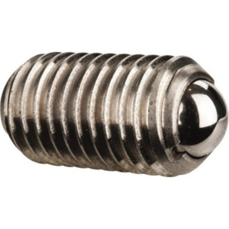Gibraltar M12x1.75, 8mm Ball Diam, 22mm Body Length, 2.5mm Max Ball Reach, Threaded Ball Plunger Stainless Steel Body, Stainless Steel Ball, 16.86 Lb Initial End Force, 25.85 Lb Final End Force, Locking Element MSSW10-8BH-PT-G – 06693584