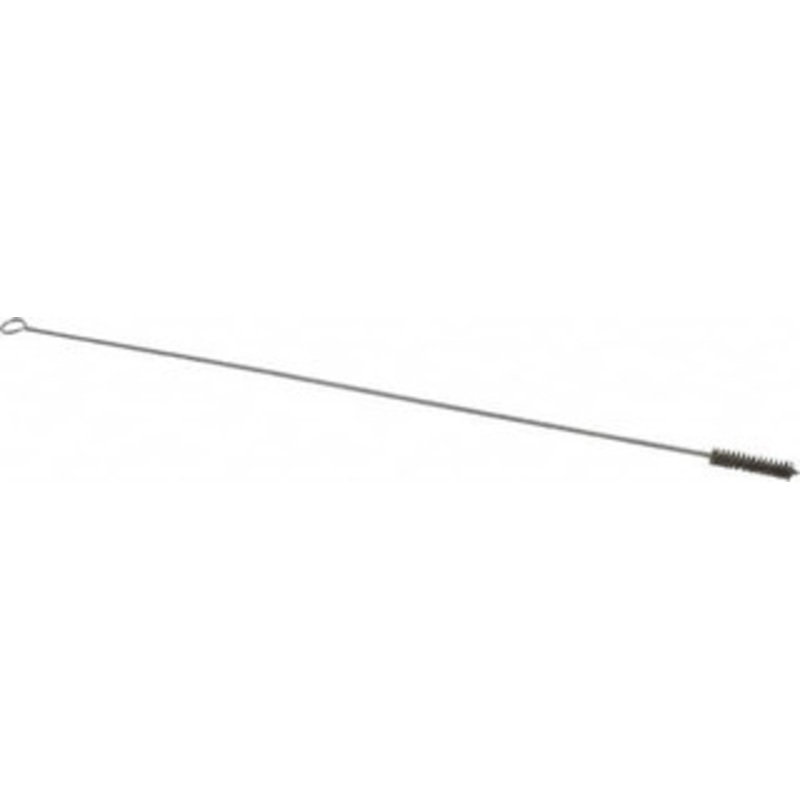 Made in USA 1-1/2 Long x 3/8 Diam Stainless Steel Twisted Wire Bristle Brush Double Spiral, 18 OAL, 0.003 Wire Diam, 1/8 Shank Diam 09-220618 – 03716537