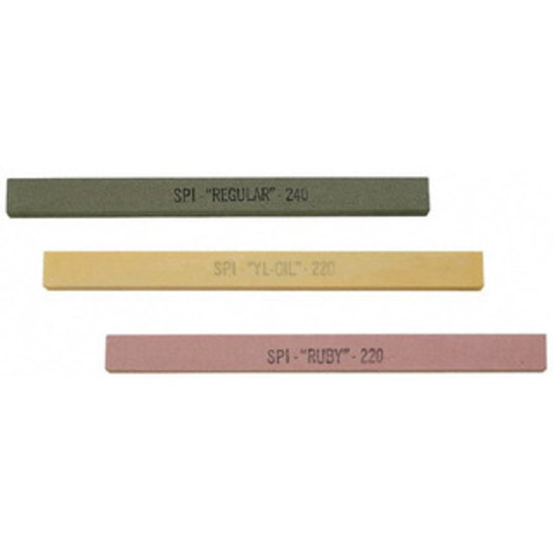Made in USA 150 Grit Aluminum Oxide Rectangular Polishing Stone Very Fine Grade, 1/2 Wide x 6 Long x 1/4 Thick RU15012146 – 05942941