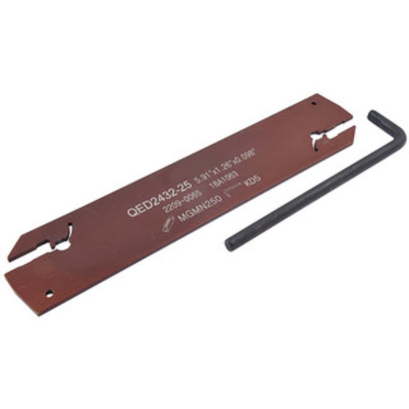 Precise 0.098W x 1.26H Indexable Cut-Off & Grooving Blade – 2209-0065