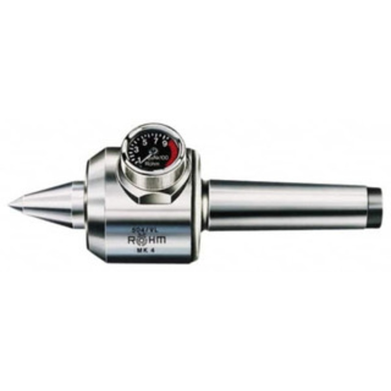Rohm MT3 Taper Shank, 2.52 Head Diam 1,210 Lb Capacity Live Center 2.67 Head Length, 0.98 Point Diam, 1.83 Point Len, 880 Lb Max Workpc, 7.91 OAL, Long Point 222324 – 08623761