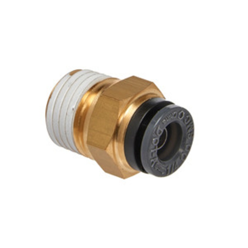 S.U.R.&R. Straight Male Connector 1/4 Tube X 1/4 NPT (2) – SRRABM230