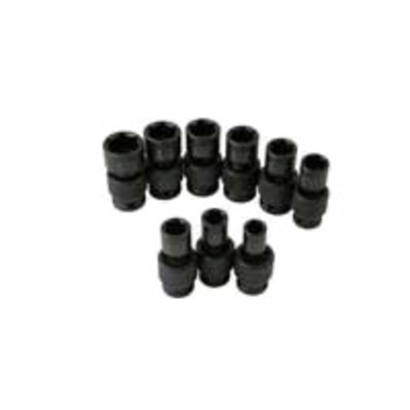 Sunex 9 Piece SAE Swivel Socket Set Shallow 7/16-15/16 – SU2657
