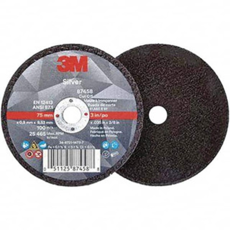 3M 3 x 0.035, 3/8 Hole Ceramic Cutoff Wheel Use with Angle Grinders 7100139208 – 46518908