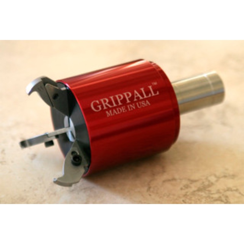 Large Grippall Three Finger CNC Bar Puller, 40mm Round Mounting Shank – GA-M-40MR3F