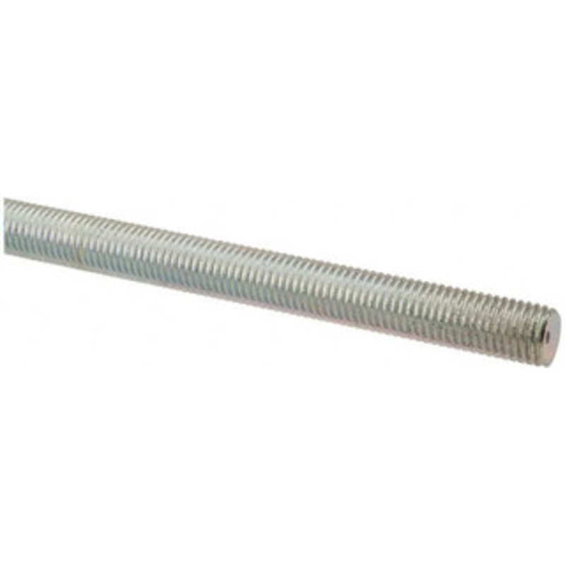 Made in USA 5/16-24 x 2 ft. Low Carbon Steel Threaded Rod Right Hand Thread, Zinc Plated Finish, UNF 20203 – 04354148