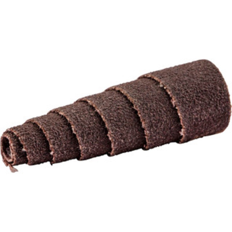 Merit Abrasives 1/2 x 1-1/2 Very Fine Aluminum Oxide Full Taper Cartridge Roll 180 Grit, 1/8 Pilot Hole Diam 08834181749 – 09899741