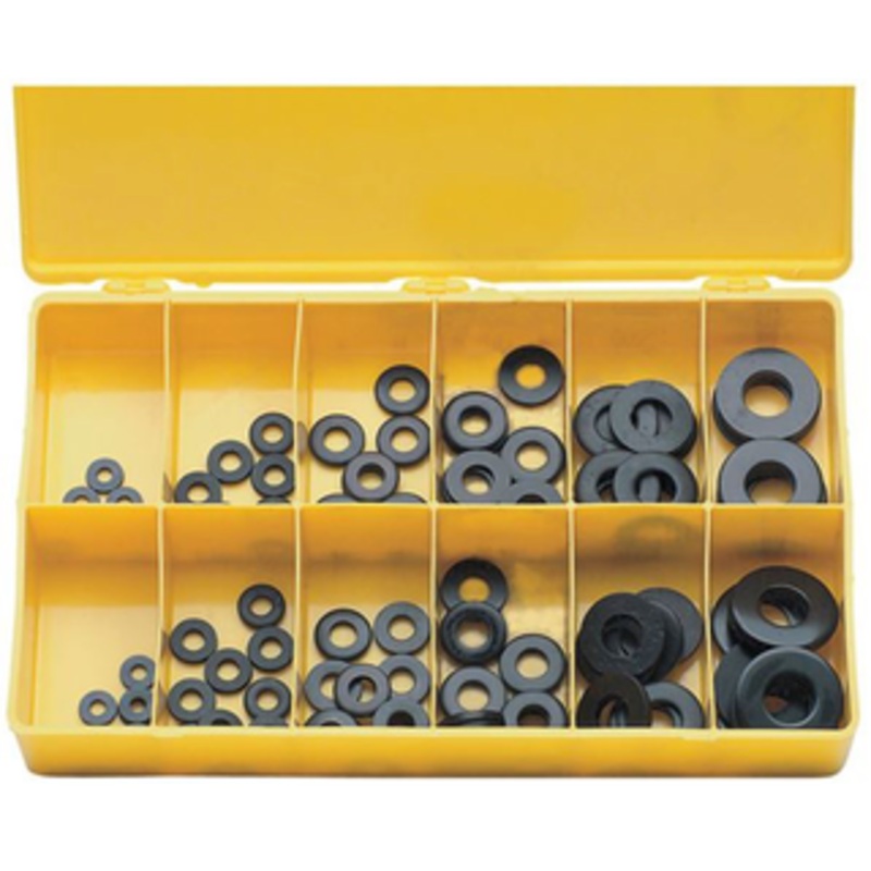 Precise 120 Piece Finished Flatwasher Assortment Sets