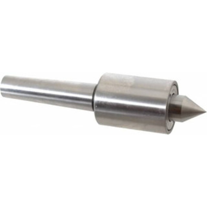 Riten MT3 Taper Shank, 1-3/4 Head Diam 4,600 Lb Capacity Live Center 5,000 Max RPM, 2-3/8 Head Length, 7/8 Point Diam, 1-1/8 Point Len, 920 Lb Max Workpc, Standard Point 51603 – 00090126