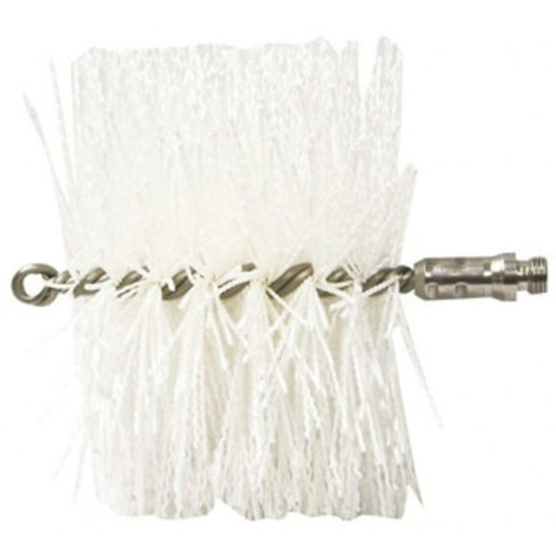 Schaefer Brush 4-1/2 Long x 8 Diam Nylon Tube Brush Single Spiral, 7 OAL, 0.06 Filament Diam, 1/4 Shank Diam 42630 – 66570326