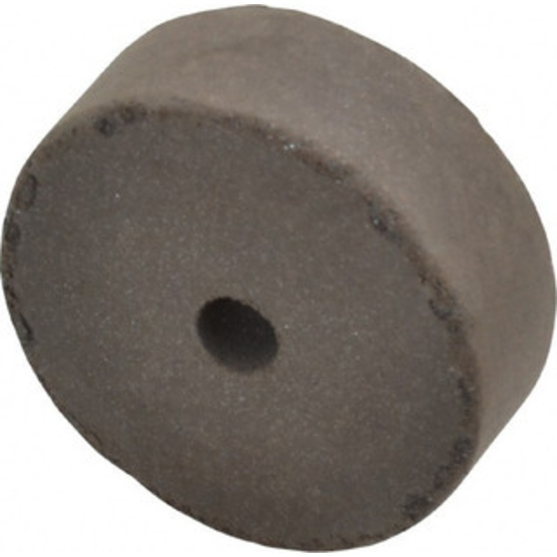 Cratex 1-1/2 Diam x 1/4 Hole x 1/2 Thick, Surface Grinding Wheel Silicon Carbide, Medium Grade, 15,000 Max RPM, Rubber Bond, No Recess 158M – 05086327
