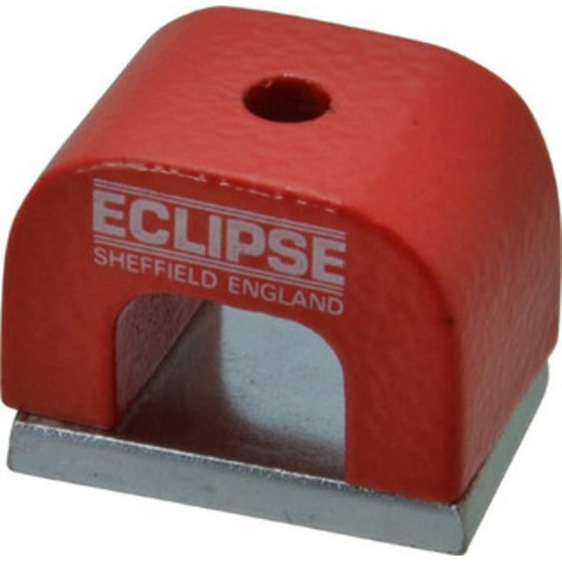 Eclipse Magnetics 1 Hole, 3/16 Hole Diam, 51/64 Overall Width, 1-3/16 Deep, 51/64 High, Alnico Power Magnets 0.3 Pole Width, 550C Max Operating Temp, Grade 5 Alnico M6770A/MSC – 87954475