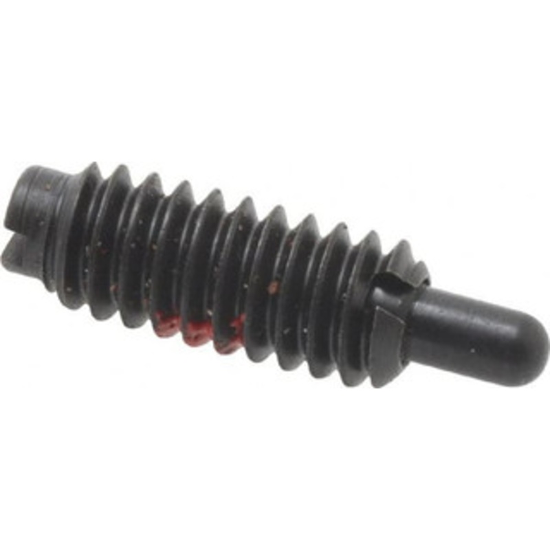Jergens 1/4-20, 5/8 Thread Length, 3/16 Plunger Projection, Steel Threaded Spring Plunger 0.119 Max Plunger Diam, 5/8 Plunger Length, 0.5 Lb Init End Force, 6 Lb Final End Force 26704 – 82412081