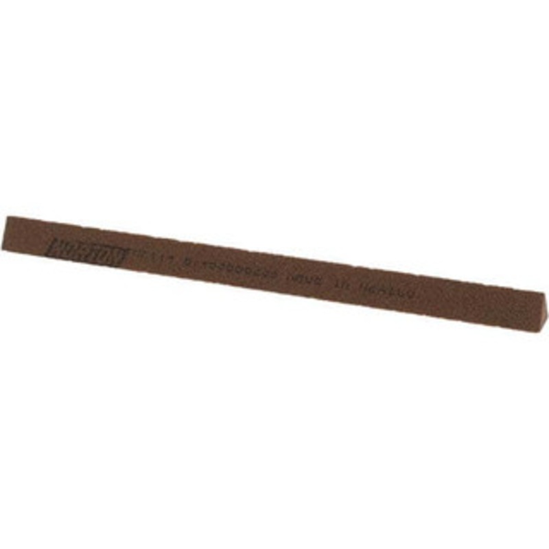 Norton 4 Long x 1/4 Wide x 1/4 Thick, Aluminum Oxide Sharpening Stone Triangle, Medium Grade 61463686235 – 05139241