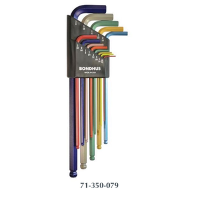 Bondhus ColorGuard Balldriver L-Wrench Sets